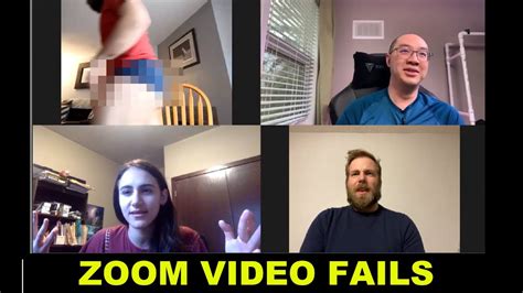 Funny Zoom Video Conference Fails What Not To Do Youtube