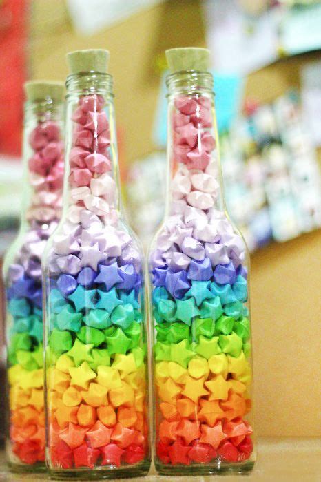 Craft Idea Make These Origami Stars Using Coloured Paper And Put Them