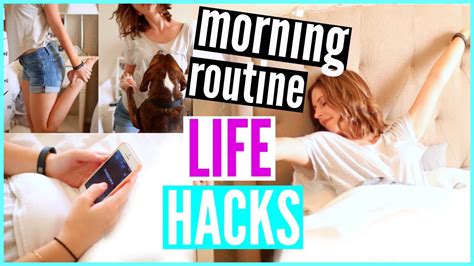 10 Morning Routine Life Hacks That Every Girl Should Know Courtney Lundquist Youtube