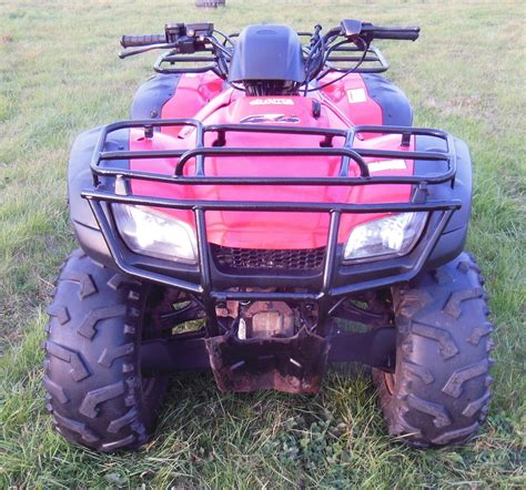 Honda Fourtrax 350fm Quad Bike Farm 4x4 Off Road Utility Atv Quad Red