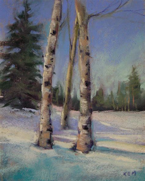 Painting My World Aspen Tree Painting Demo4 Seasons Of