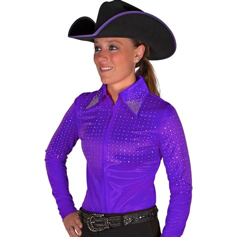 Ladies Sparkle Western Show Shirt Schneiders Saddlery
