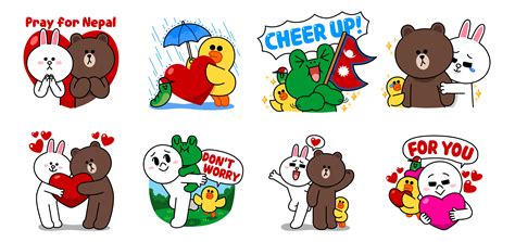 God's blessing on this wonderful world! have arrived! 【LINE】LINE Releases Charity Stickers "Pray for Nepal ...