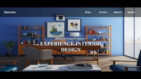 How To Create A Home Interior Website With Html And Css Youtube