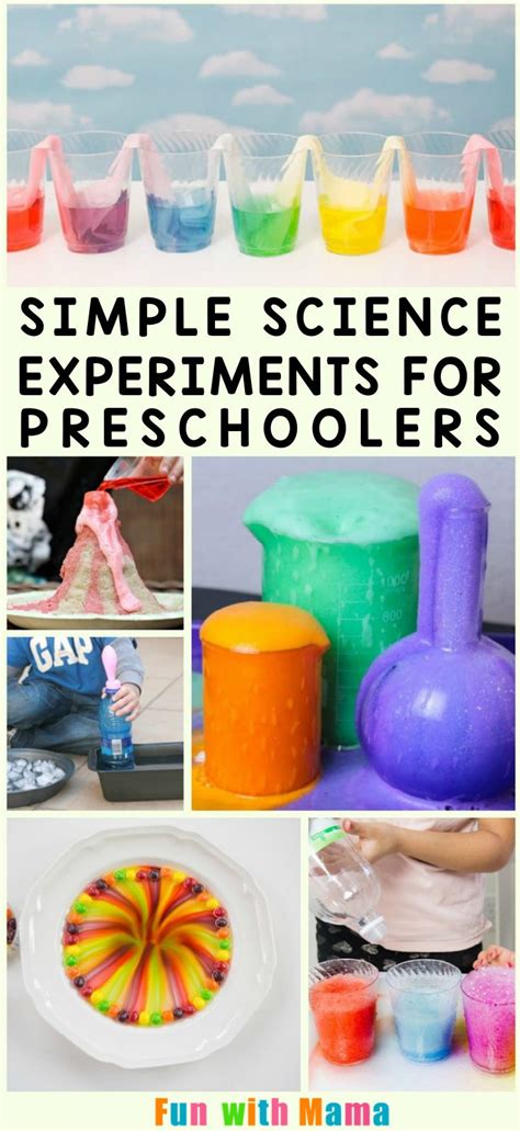 Simple Science Experiments For Preschoolers That Are Fun With Mama