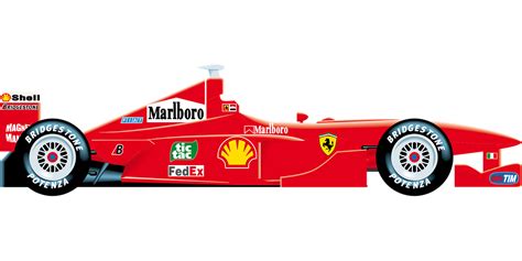 Ferrari F1 Formula 1 Motor · Free Vector Graphic On Pixabay