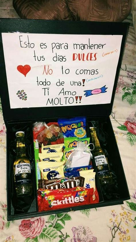 Caja Dulce Para Regalar Regalos Baratos Para Novio Regalos De