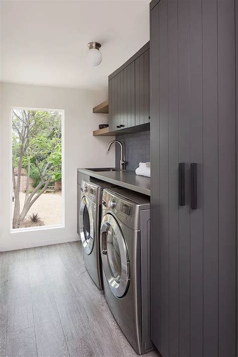 30 Modern Laundry Room Cabinets