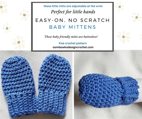 Crochet Baby Mittens For Beginners Simple Newborn