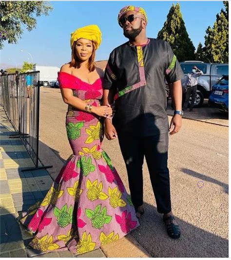 African Couple Dresswedding Dress African Couple Attire Couples Outfits African Women Gown