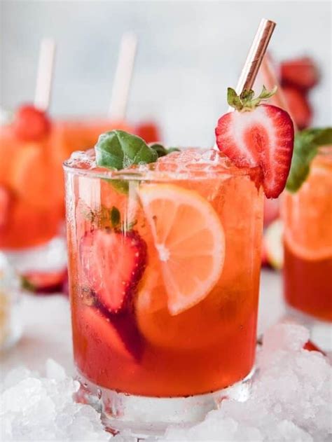 Strawberry Basil Lemonade Recipe Oh So Delicioso