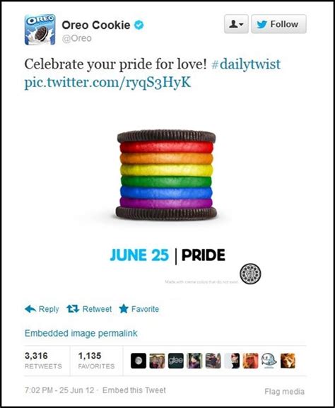 Oreo June 25 Pride Oreo Gay Pride Rainbow Gay Pride