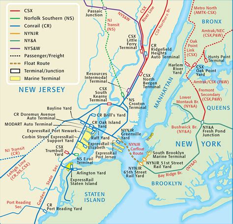 Mta Subway Map New York Company City Bus Railroad Ferry 500pc Puzzle