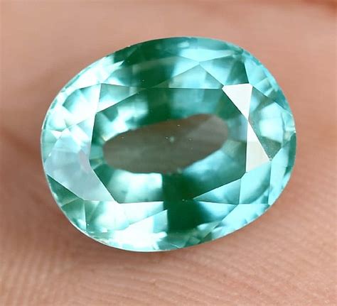 Natural Grandidierite 945 Ct Green Blueish Oval Certified Treated
