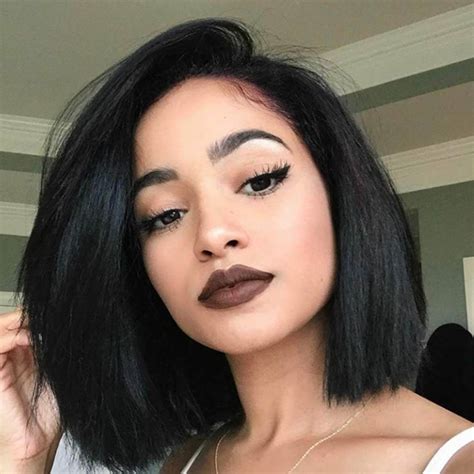 It will also be a great idea to add some asymmetry by making one of the front strands longer than the rest. Asymmetrical Bob Weaves - 30+ » Short Haircuts Models