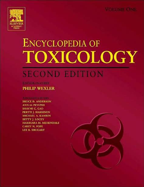 Encyclopedia Of Toxicology By Bruce Anderson Hardcover Barnes And Noble