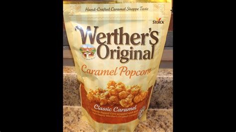 Werthers Original Caramel Popcorn Food Review Youtube