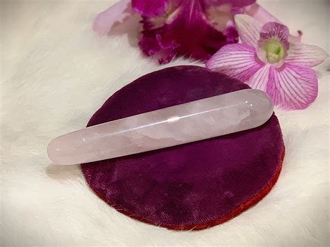 rose quartz yoni wand crystal massage wand goddess wand etsy