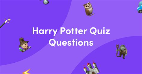 50 Harry Potter Quiz Questions And Answers Kwizzbit
