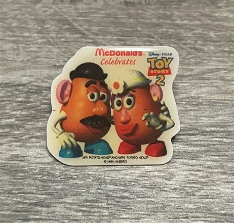 New 1999 Disney Pixar Toy Story 2 Mr And Mrs Potato Head Mcdonalds Movie