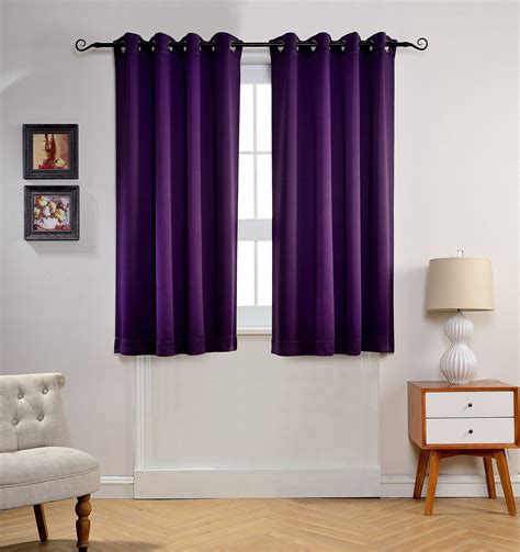 Short Bedroom Window Curtains Modern Star Pattern Blackout Curtains For Living Room 10