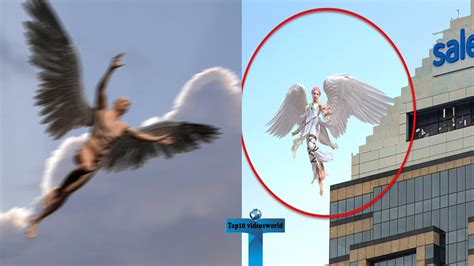 Top 10 Angels Caught On Camera Flying And Spotted In Real Life Youtube