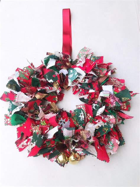 Christmas Rag Wreath Tutorial Jolly Festive
