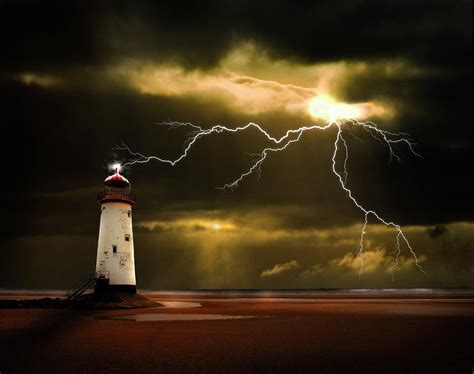Lightning Storm Photograph By Meirion Matthias
