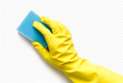 Hand Glove Yellow Clean Cleaning Safety Protection Citypng