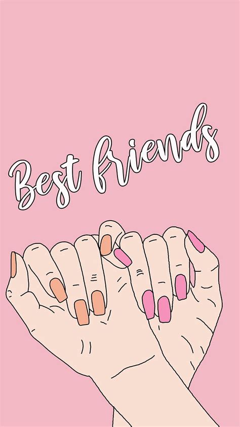 Bff Pinkie Promises Best Friend Bestie Friend Friendship Pastel