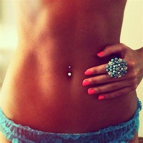 40 beautiful examples different belly button piercings