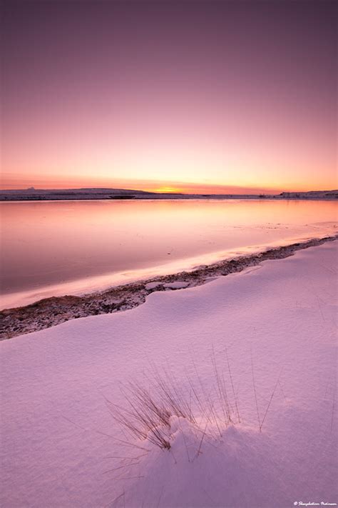 Purple Haze Winter Portrait A Simple Gradient Sunest In Fe Flickr