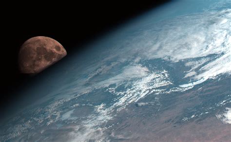 These Satellite Photos Of The Moon Passing Behind The Earth Are Stunning The Washington Post