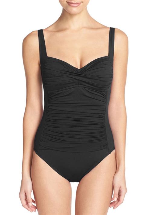 The Most Flattering One Piece Swimsuits For Every Age Swimsuits For Older Women Black One