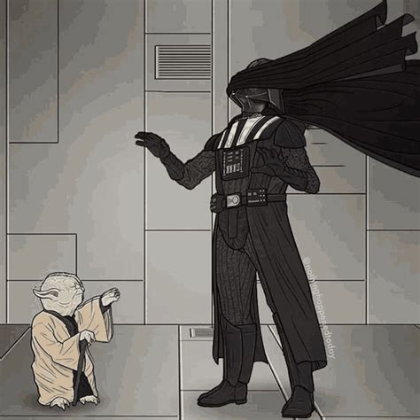 Darth Vader Yoda GIF Darth Vader Yoda Star Wars Discover Share GIFs