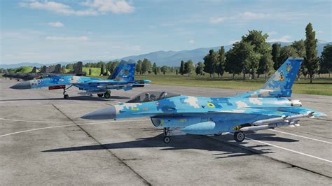 f 16c 831st tactical aviation brigade of ukrainian air force fictional