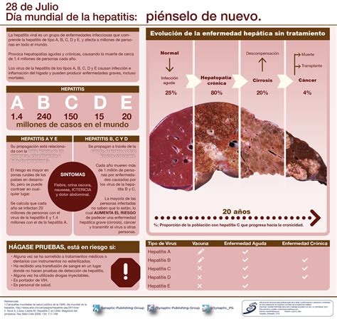 Infografia Día Mundial De La Hepatitis Salud Synaptic Hepatitis