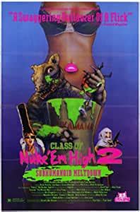 Amazon Com Class Of Nuke Em High Poster Movie B X Brick Bronsky Lisa Gaye Leesa Rowland