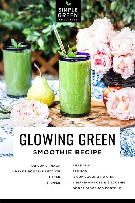 Reeses Glowing Green Smoothie Natural Skin Digestive Healer