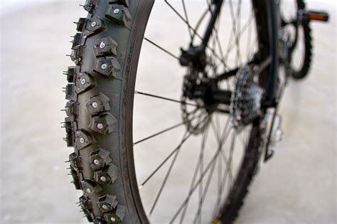 Appalachian Mountain Clubs Equipped Studded Bicycle Tires