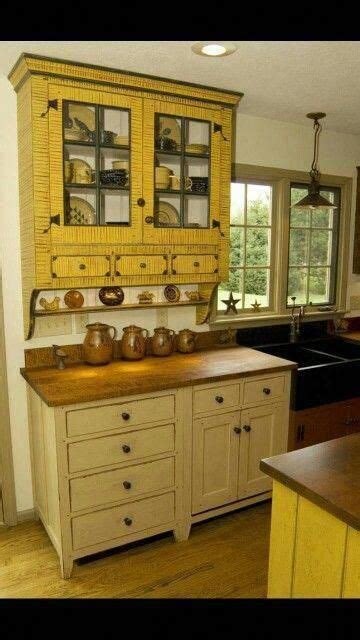 Antique white kitchen cabinets, antiqued white kitchen cabinets ,off. Rustic antique kitchen idea. | Antique kitchen cabinets ...