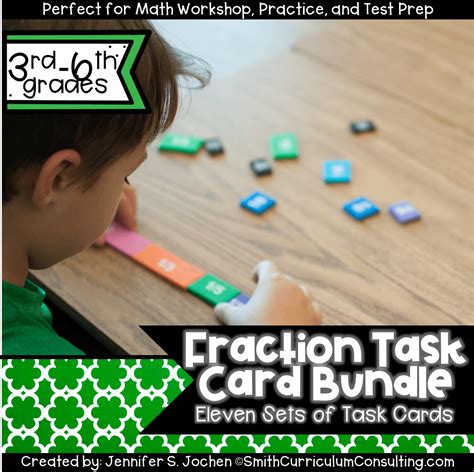 The ideal image size for twitter cards is 800px by 418px, a 1.91:1 ratio. Fraction Task Cards Bundle | Math Test Prep | Intervention • Smith Curriculum and Consulting