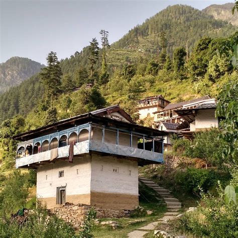 Traitional Kathkuni House Himachal Pradesh Historical Architecture