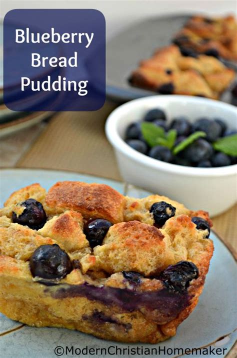Southern Style Blueberry Bread Pudding Recipe Thrifty Ideas