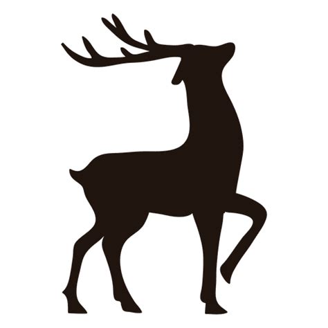 Reindeer Silhouette Standing 13 Transparent Png And Svg Vector File