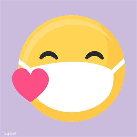 Thumbs Up Emoji With Medical Mask