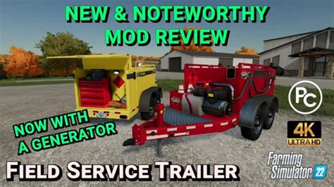 Field Service Trailer Mod Review Farming Simulator 22 Youtube