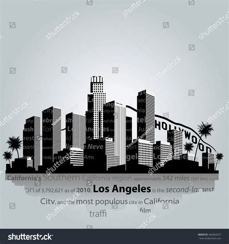 934 Imágenes De Los Angeles Skyline Black White Imágenes Fotos Y