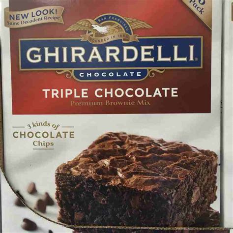 Ghirardelli Triple Chocolate Brownie Mix Recipe