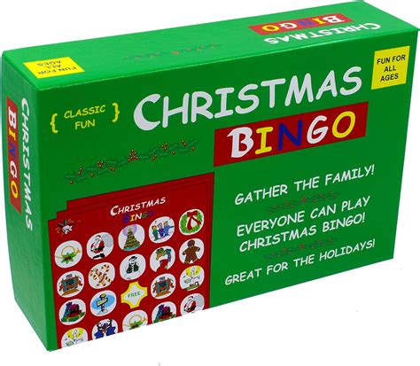 The Original And Classic Christmas Bingo Game Have A Very Merry